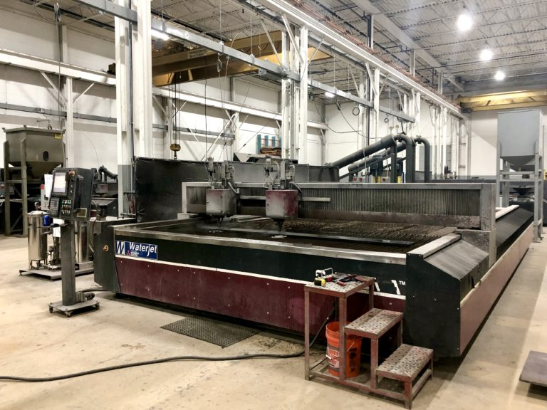 Flow waterjet machine inside the 19,000 sq ft Fenixx facility